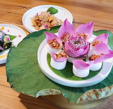 เมนูอาหารไทยที่ทำจากดอกไม้